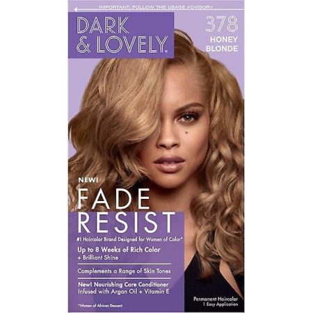 Dark and Lovely - Permanent Hair Color Honey Blond 378