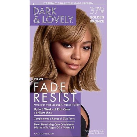 Dark and Lovely - Permanent Hair Color Golden Bronze 379