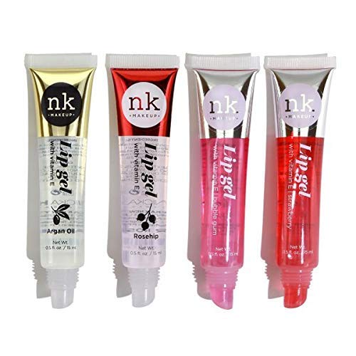 Nicka K - Lip Gel 4 Pack Argan, Rosehip, Bubble Gum, Strawberry