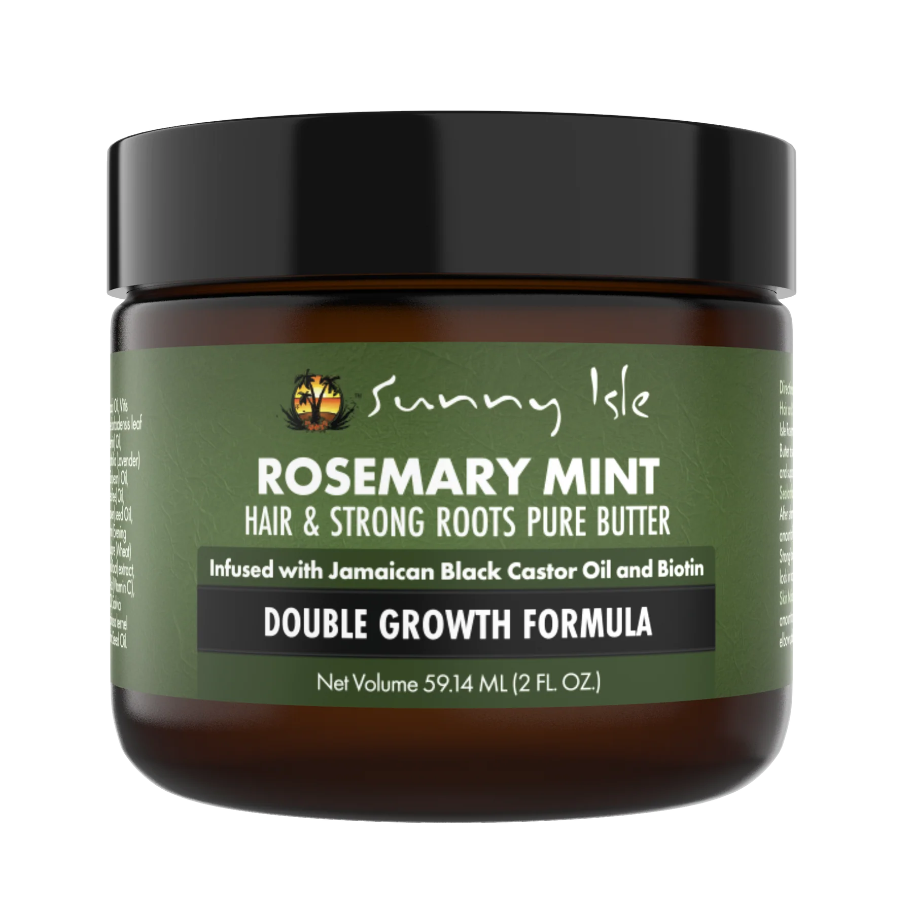 Sunny Isle Rosemary Mint Hair and Strong Roots Butter 2oz