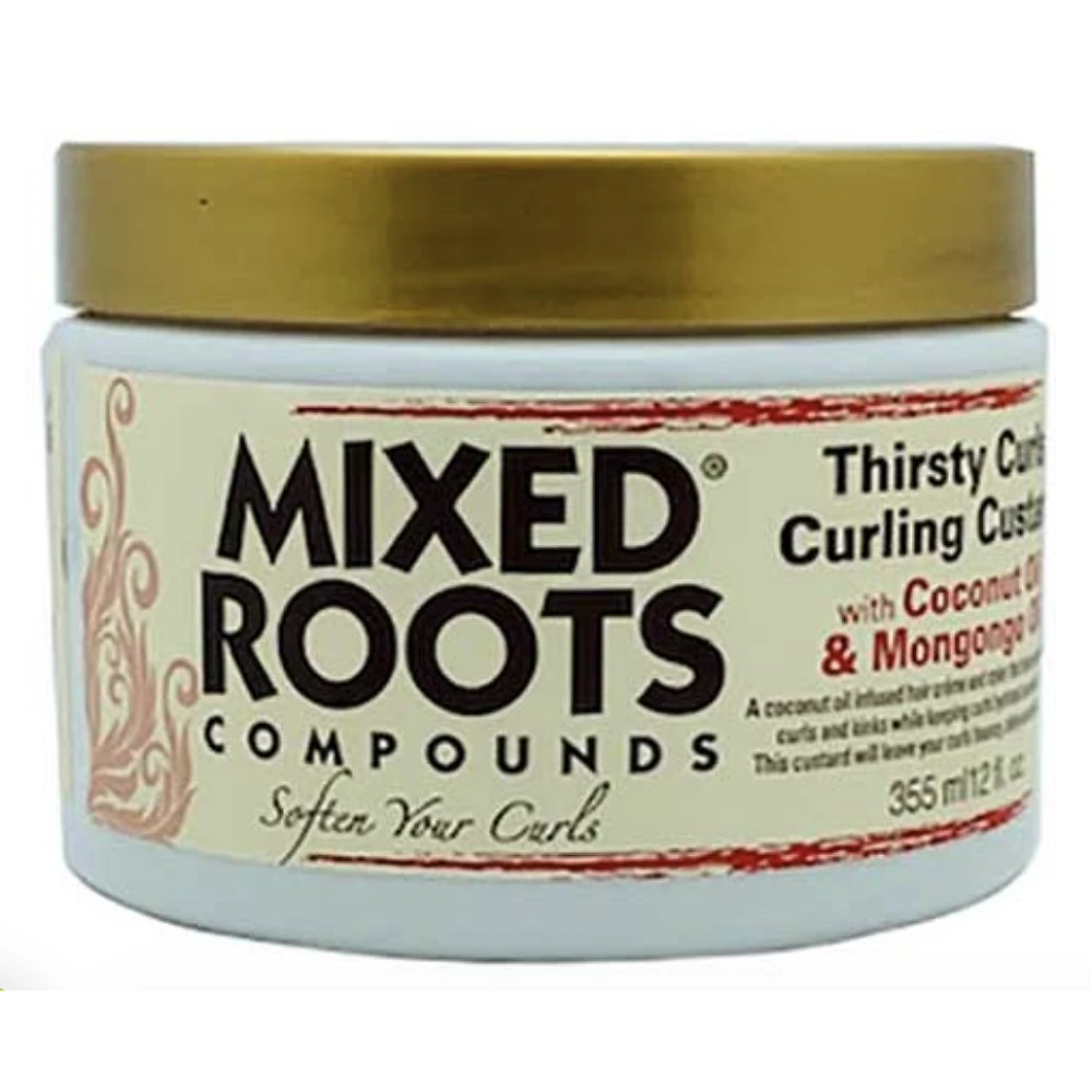 Mixed Roots - Compounds Thirsty Curling Custard With Coconut And Mongongo Oil 355ml