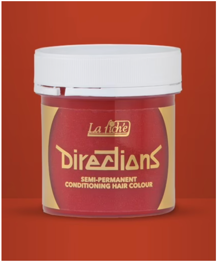 Direction Haar Kleur Coral Red