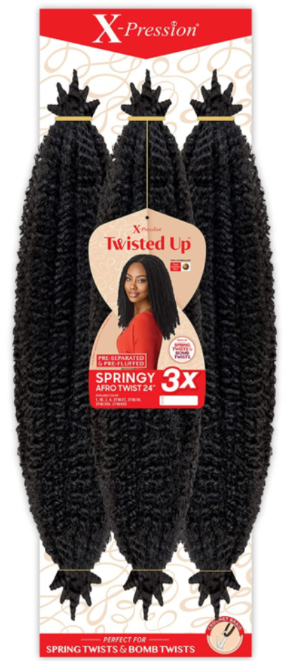 X-Pression Twisted Up - Springy Afro Twist 16"inch