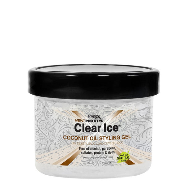 AMPRO Clear Ice - Coconut Oil Styling Gel 12oz