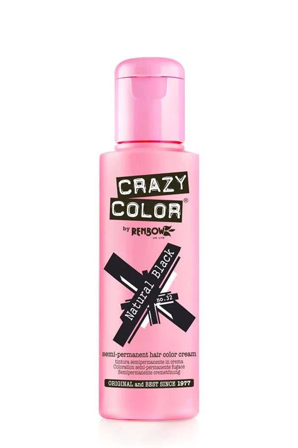 Crazy Color - 032 Black 100ml