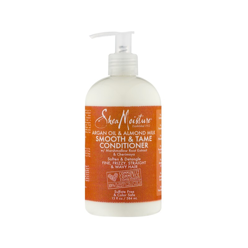 Shea Moisture Argan Oil & Almond Milk Smooth & Tame Conditioner 13oz/384 ml