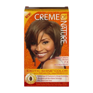 Creme of Nature - Permanent Hair Color Medium Warm Brown 7.3