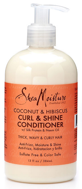 Shea Moisture - Coconut & Hibiscus Curl & Shine Conditioner 13oz