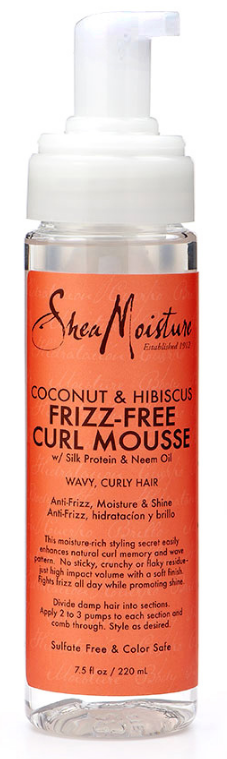 Shea Moisture - Coconut & Hibiscus Frizz-Free Curl Mousse 8oz