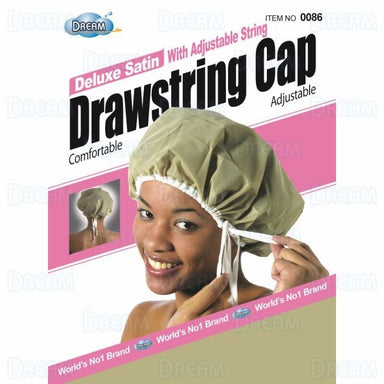 Dream - Deluxe Satin With Adjustable String Drawstring Cap DRE086