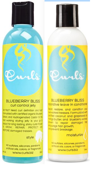 Curls - Blueberry Bliss Leave in Conditioner & Curl Control Jelly