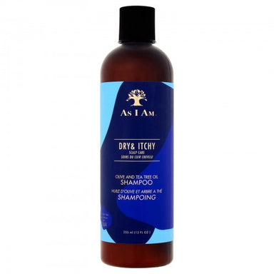 As I Am - Dry & Itchy Scalp Care Olive and Tea Tree Oil Shampoo 12oz