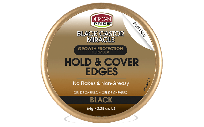 African Pride Black Castor Edge Gel 2.25oz