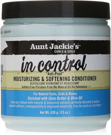 Aunt Jackie's - Curls & Coils In Control - Moisturizing & Softening Conditioner 15oz