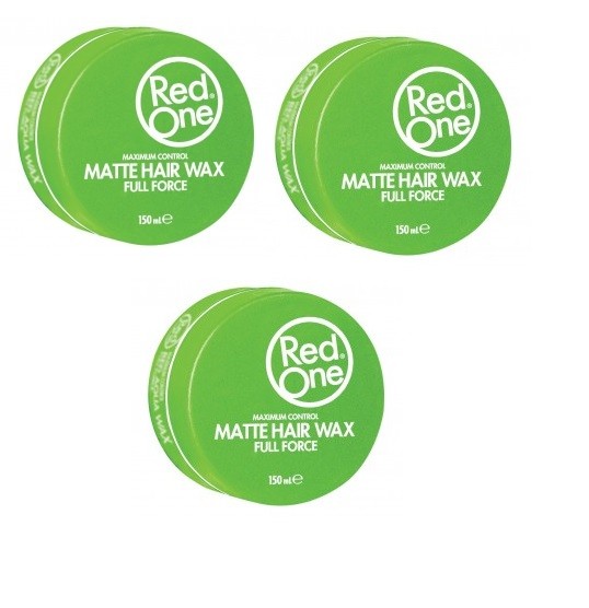 RedOne - Green Matte Hair Wax 3x